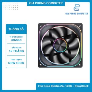 Fan Case Jonsbo ZA-120B - Đen/Black