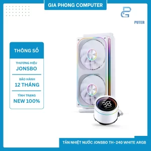TẢN NHIỆT NƯỚC JONSBO TH-240 ARGB TRẮNG