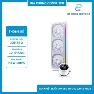 TẢN NHIỆT NƯỚC JONSBO TH-360 ARGB TRẮNG