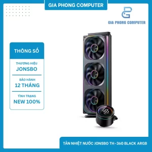 TẢN NHIỆT NƯỚC JONSBO TH-360 ARGB ĐEN