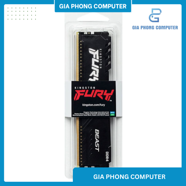 RAM DR4 16GB BUSS 3200 KINGSTON FURY BEAST BLACK TẢN NHIỆT