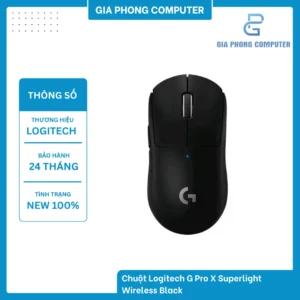 Chuột Logitech G Pro X Superlight Wireless Black