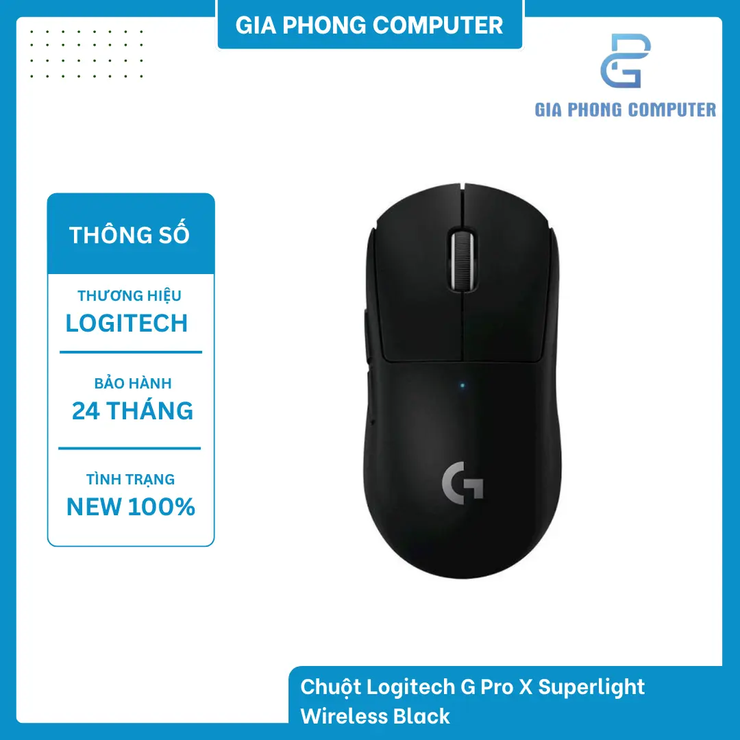 Chuột Logitech G Pro X Superlight Wireless Black