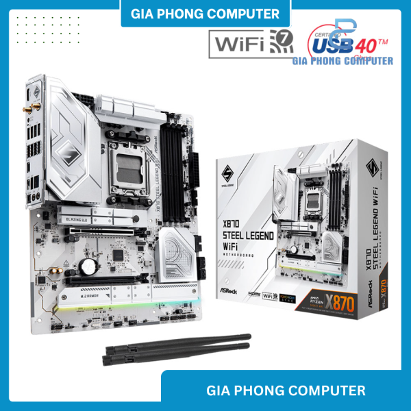 MAINBOARD ASROCK X870 STEEL LEGEND WIFI DDR5