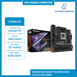 Mainboard GIGABYTE B650M AORUS ELITE AX WIFI DDR5