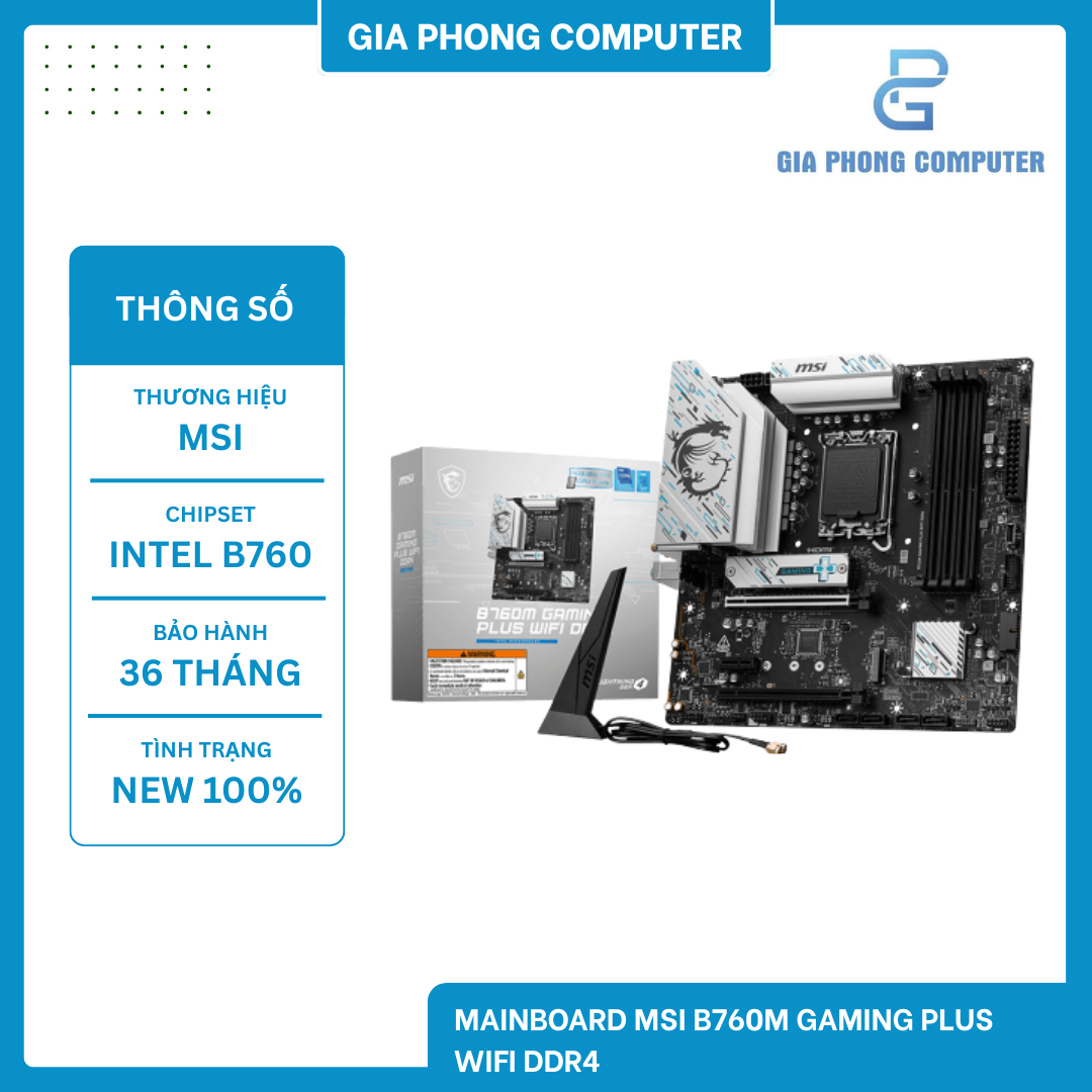 Mainboard MSI B760M GAMING PLUS WIFI DDR4