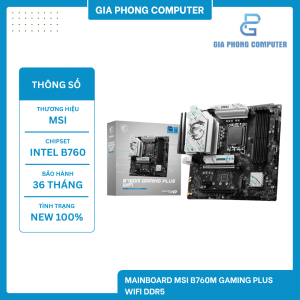 Mainboard MSI B760M GAMING PLUS WIFI DDR5