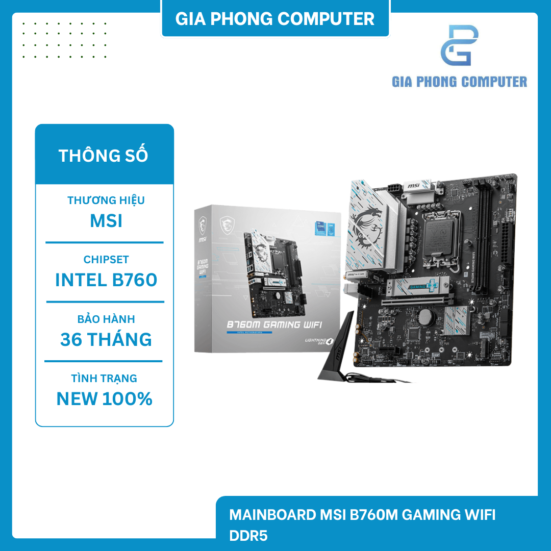 Mainboard MSI B760M GAMING WIFI DDR5
