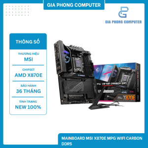 Mainboard MSI X870E MPG WIFI CARBON DDR5