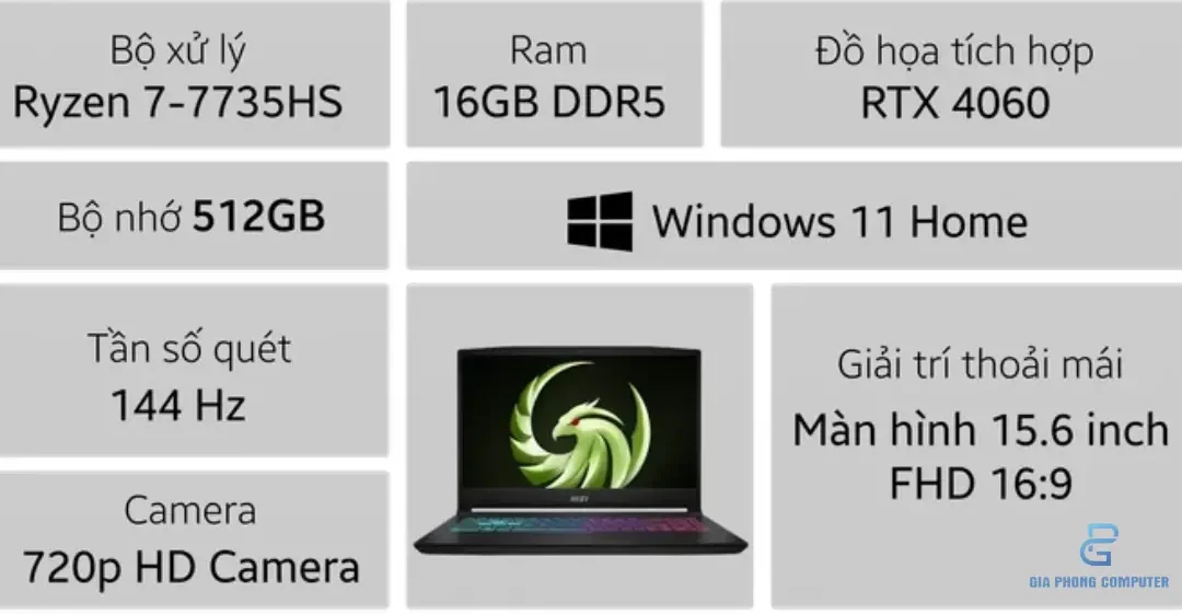 Laptop Gaming MSI Bravo 15 C7VFK 275VN