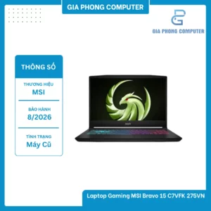 Laptop Gaming MSI Bravo 15 C7VFK 275VN