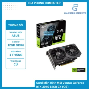 ASUS Dual GeForce RTX 3060