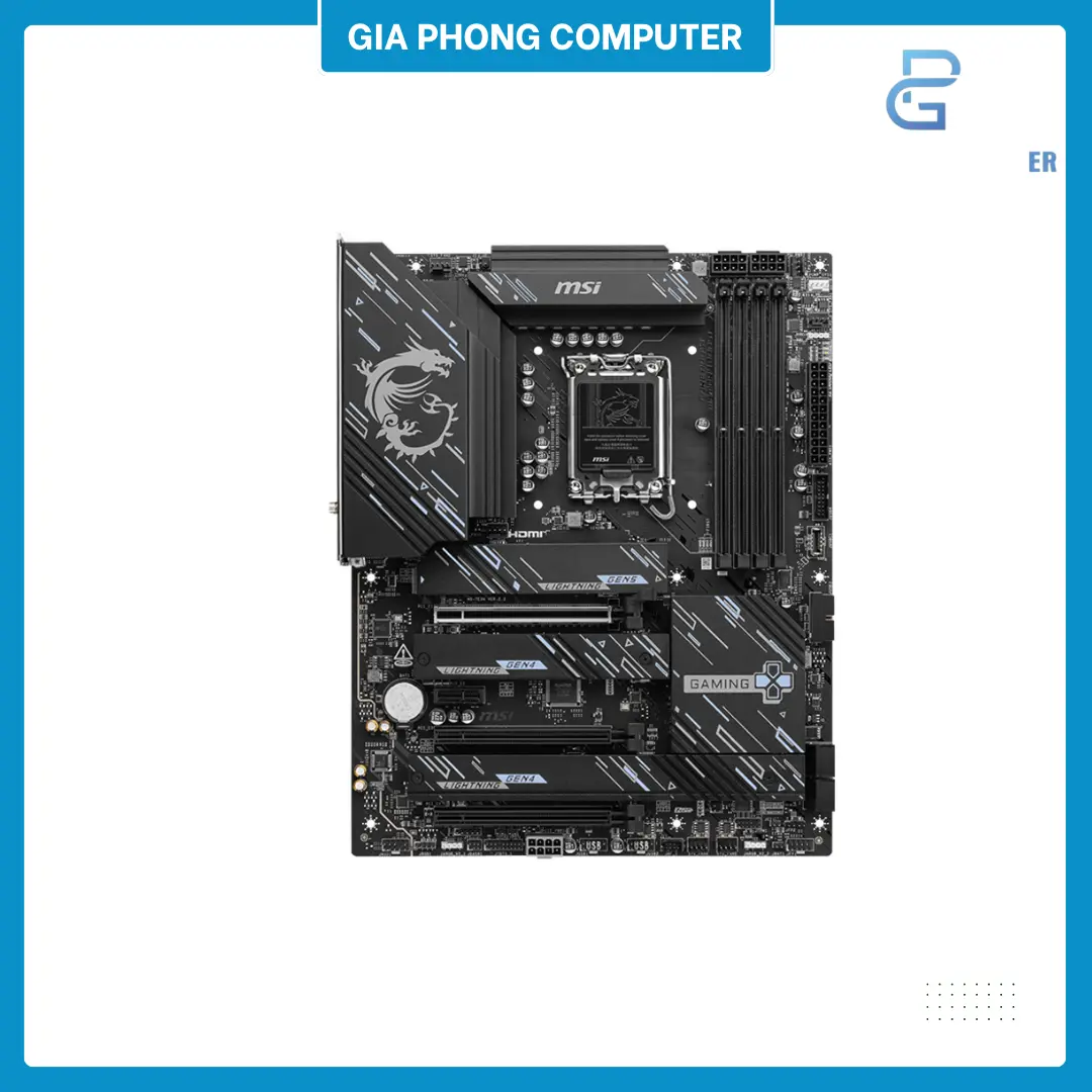 Mainboard MSI Z890 GAMING PLUS WIFI DDR5 (Wifi+Bluetooth+Thunderbolt 4)