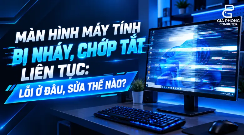 Màn Hình Máy Tính Bị Nháy, Chớp Tắt Liên Tục Lỗi Ở Đâu, Sửa Thế Nào