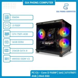 PC Gaming i5 9400F GTX 750Ti - Cũ