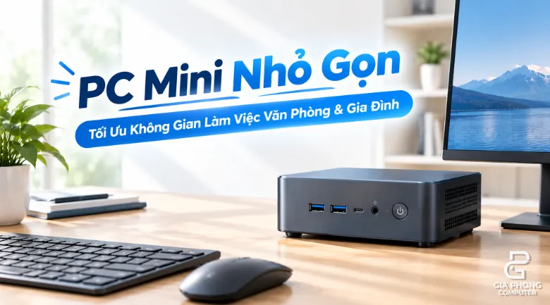PC Mini Nhỏ Gọn – Tối Ưu Không Gian Làm Việc Văn Phòng & Gia Đình