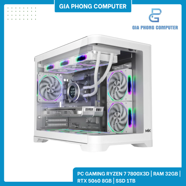 PC Gaming RYZEN 7 7800X3D / RTX 5060 8GB