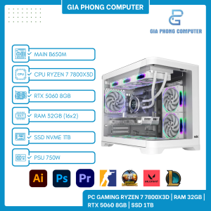 PC Gaming RYZEN 7 7800X3D / RTX 5060 8GB
