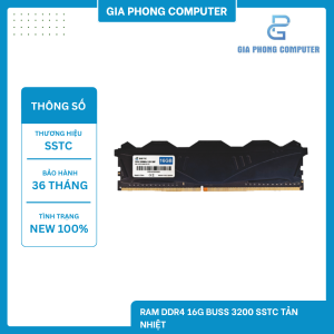 RAM DDR4 16GB BUSS 3200 SSTC TẢN NHIỆT
