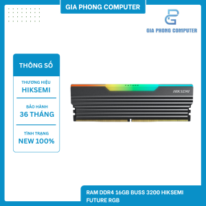 RAM DDR4 16GB BUSS 3200 HIKSEMI FUTURE RGB