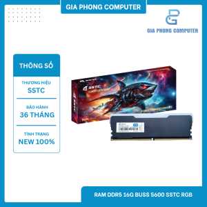 RAM DDR5 16GB BUSS 5600 SSTC RGB
