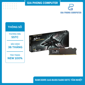RAM DDR5 16GB BUSS 5600 SSTC TẢN NHIỆT