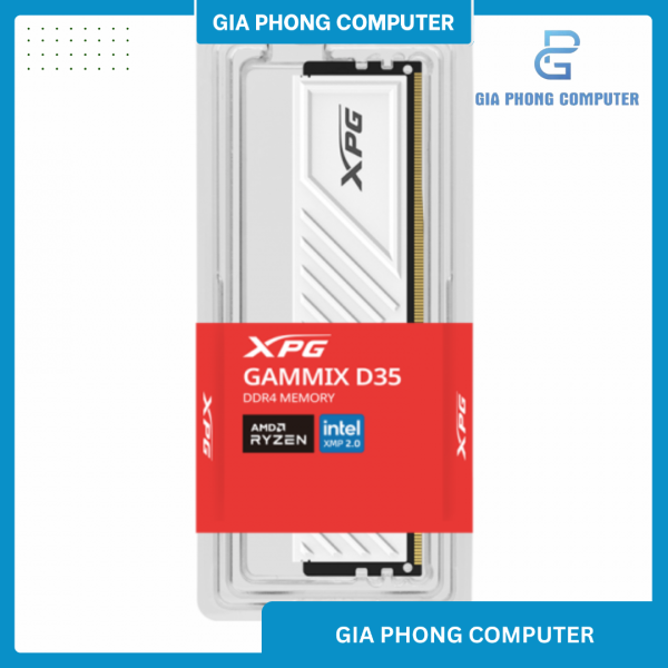 RAM DR4 16GB BUSS 3200 ADATA XPG GAMMIX D35 WHITE