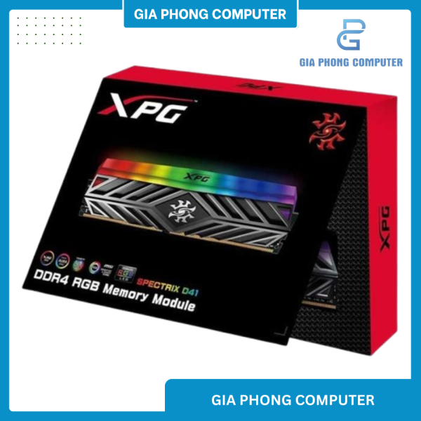 RAM DR4 16GB BUSS 3200 ADATA XPG SPECTRIX D41 RGB XÁM