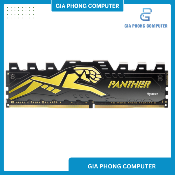 RAM DR4 16GB BUSS 3200 APACER OC PANTHER-GOLDEN W/HS RP TẢN NHIỆT