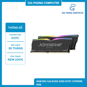 RAM DR4 16GB BUSS 3200 OCPC X3TREME RGB