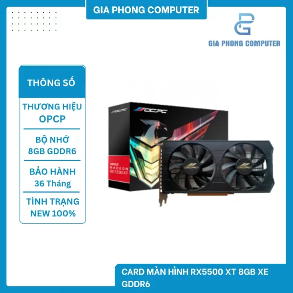 Card màn hình RX5500 XT 8GB XE GDDR6