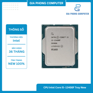 CPU Intel Core i5-13400F Tray New