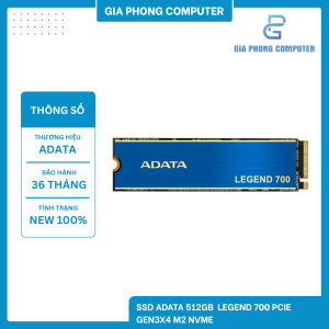 SSD ADATA 512GB  LEGEND 700 PCIE GEN3X4 M2 NVME