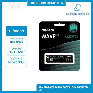 SSD HIKSEMI 512GB WAVE PCIE 3.0 NVME M2