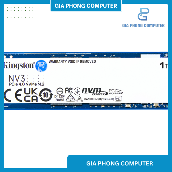 SSD KINGSTON 1TB NV3 PCIE GEN4X4 M2 NVME