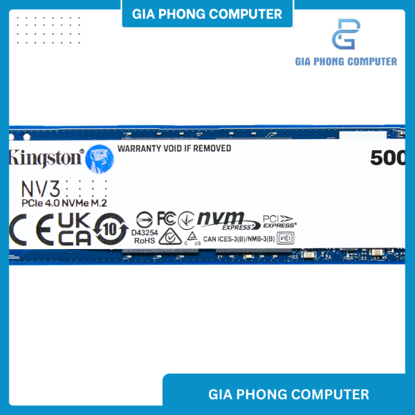 SSD KINGSTON 500GB NV3 PCIE GEN4X4 M2 NVME
