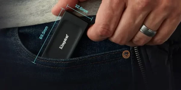 Ổ cứng di động SSD Kingston XS1000 USB 3.2 Gen 2 1TB Đen