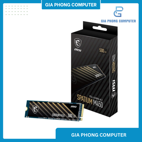 SSD MSI 500GB SPATIUM M450 PCIe 4x4 M2 NVME