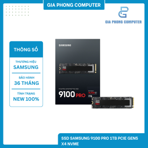 SSD Samsung 9100 Pro 1TB PCIe Gen5 x4 NVMe