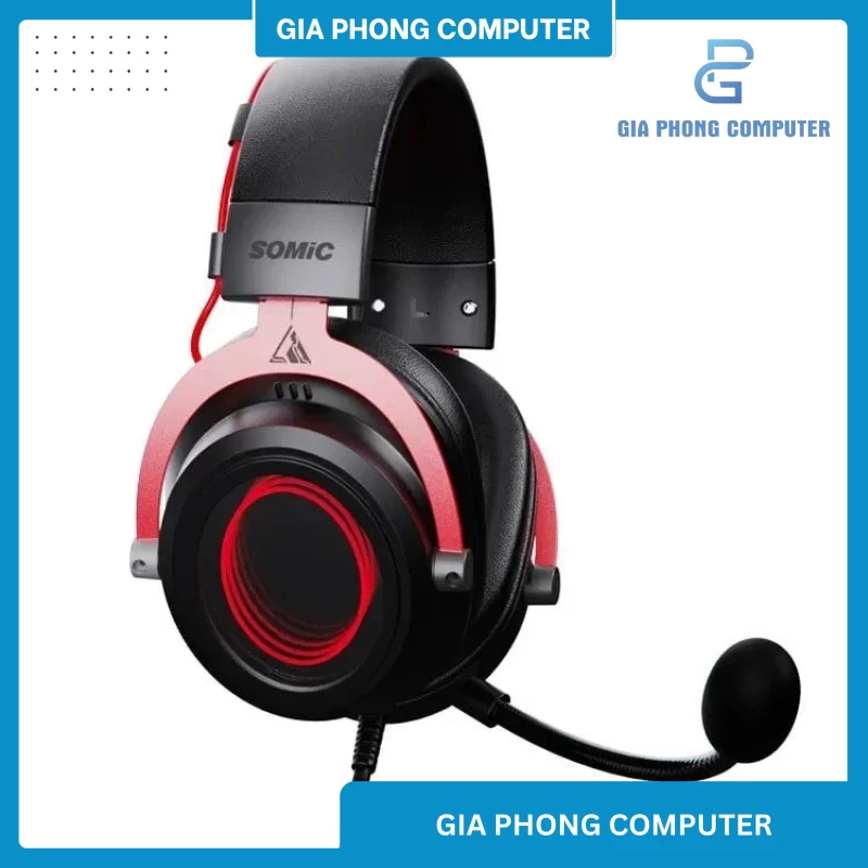 TAI NGHE SOMIC GB2 BLACK RED 7.1 NEW