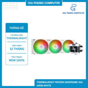 Tản nhiệt AIO THERMALRIGHT FROZEN WARFRAME 360 ARGB WHITE