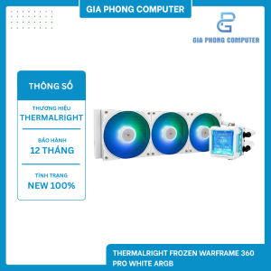 Tản nhiệt AIO THERMALRIGHT FROZEN WARFRAME 360 PRO WHITE ARGB