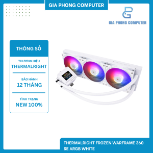 Tản nhiệt AIO THERMALRIGHT FROZEN WARFRAME 360 SE ARGB WHITE