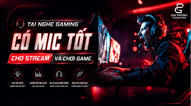 Tai Nghe Gaming Có Mic Tốt Cho Stream Và Chơi Game