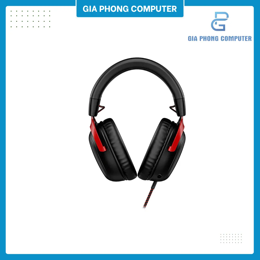 Tai nghe HyperX Cloud III Wireless Black Red