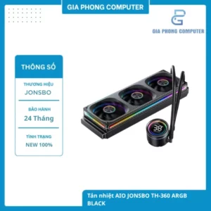 Tản nhiệt AIO JONSBO TH-360 ARGB BLACK