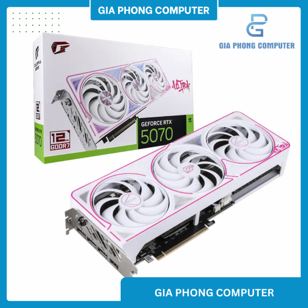 VGA COLORFUL IGAME RTX 5070 ULTRA WHITE OC 3 FAN 12GB