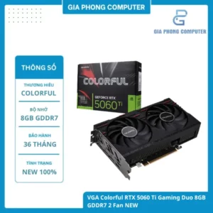 VGA Colorful RTX 5060 Ti Gaming Duo 8GB GDDR7 2 Fan NEW