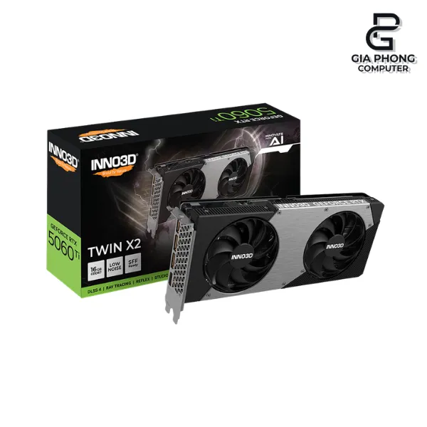 VGA Inno3D RTX 5060 Ti Twin X2 16GB GDDR7 2 Fan NEW (1)