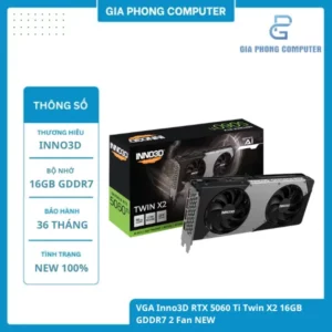 VGA Inno3D RTX 5060 Ti Twin X2 16GB GDDR7 2 Fan NEW